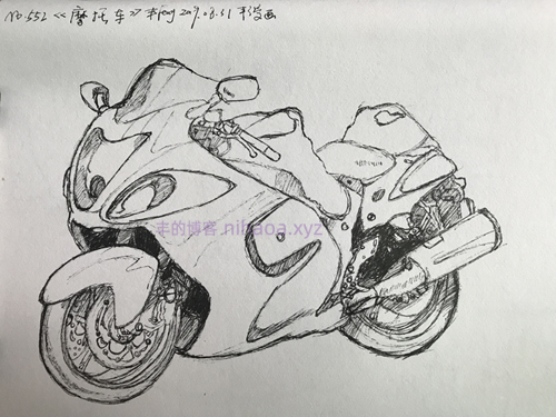 丰漫画-摩托车